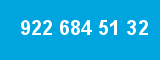 922 684 51 32 922 684 51 32